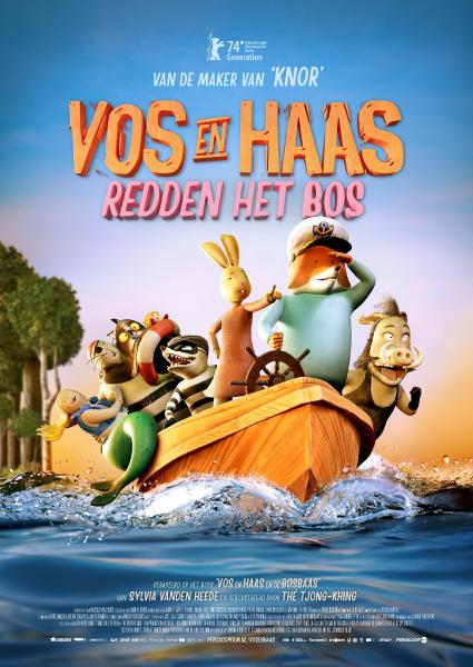 Poster van Vos en Haas redden het bos