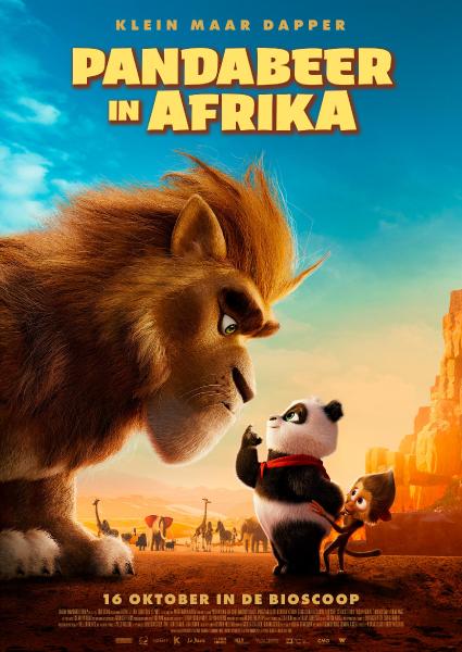 Poster van Pandabeer in Afrika