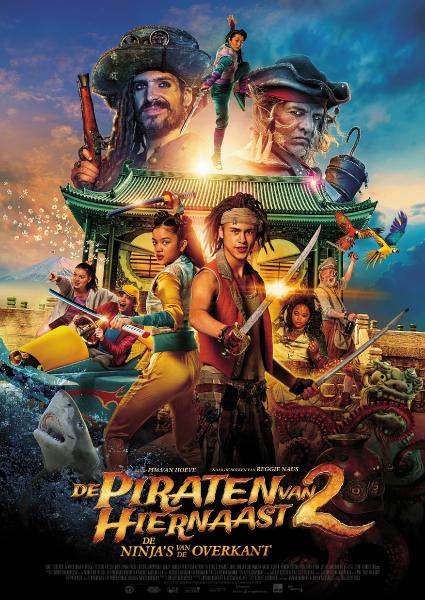 Poster van De piraten van hiernaast: De ninja's van de overkant